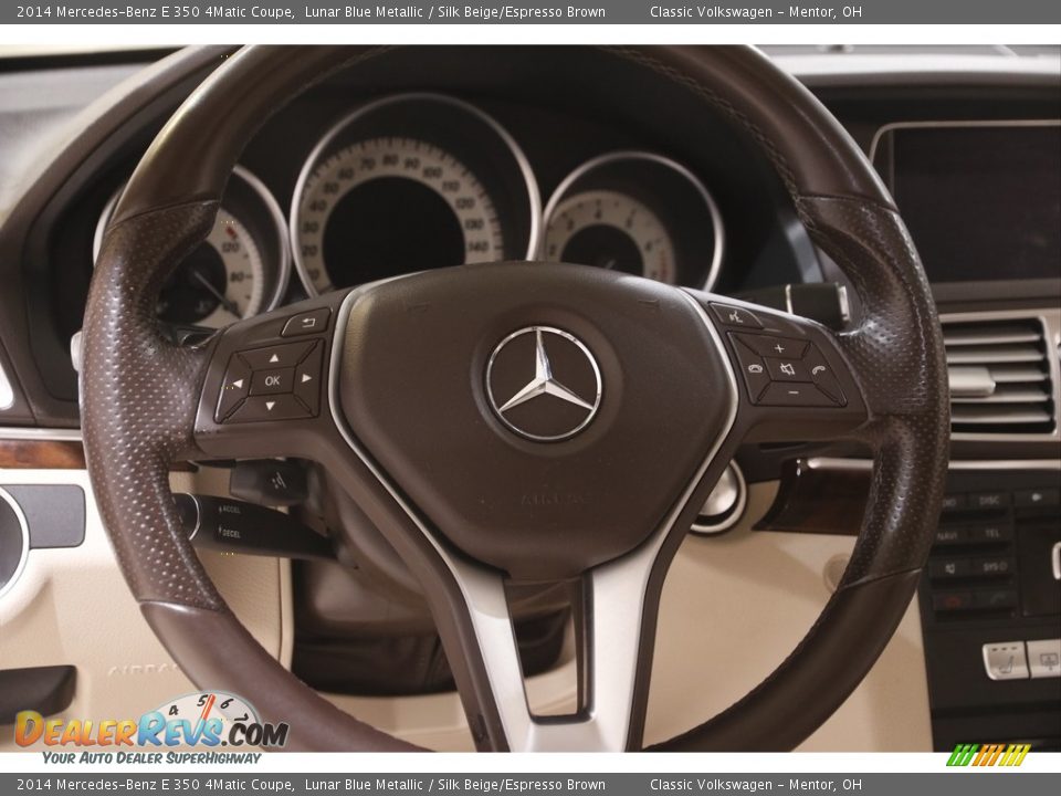 2014 Mercedes-Benz E 350 4Matic Coupe Steering Wheel Photo #7