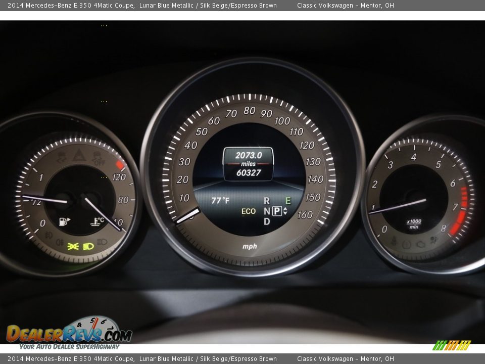 2014 Mercedes-Benz E 350 4Matic Coupe Gauges Photo #8