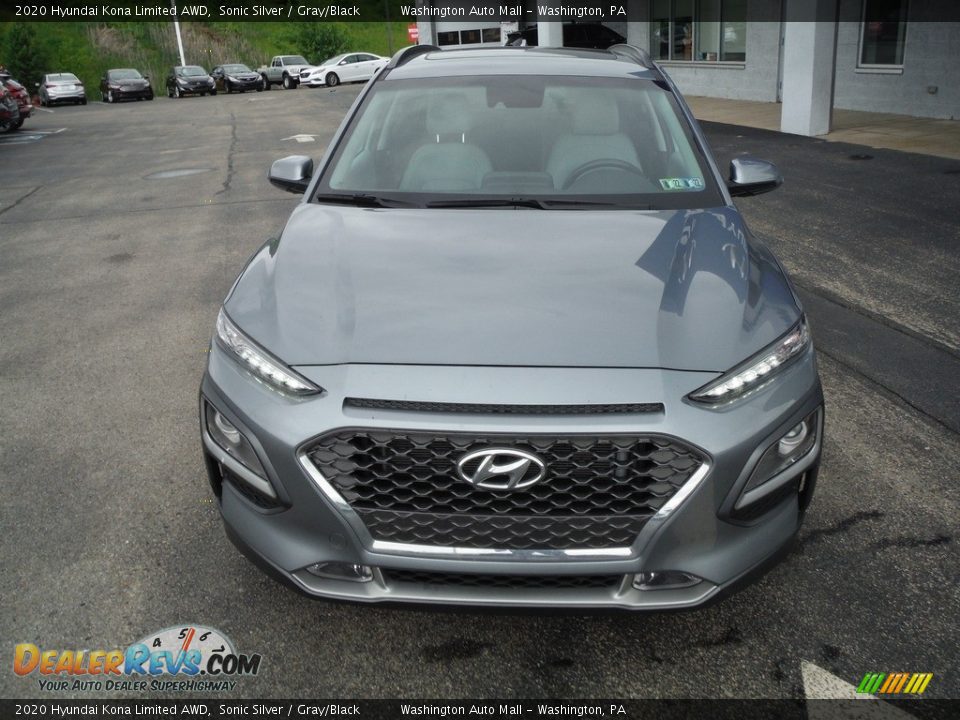 2020 Hyundai Kona Limited AWD Sonic Silver / Gray/Black Photo #4