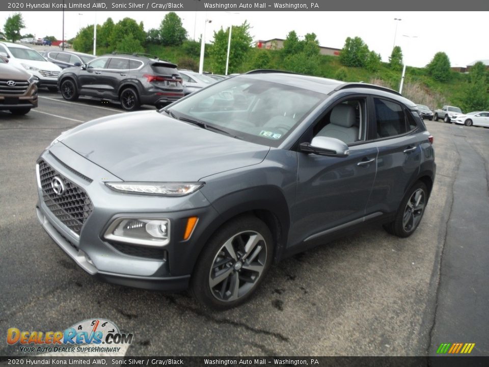 2020 Hyundai Kona Limited AWD Sonic Silver / Gray/Black Photo #5