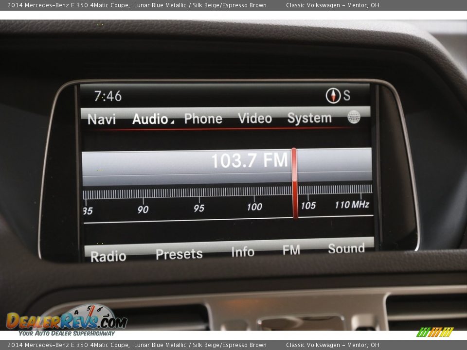 Audio System of 2014 Mercedes-Benz E 350 4Matic Coupe Photo #11