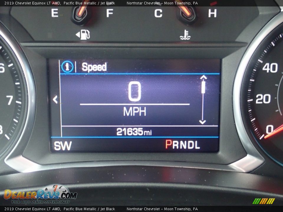 2019 Chevrolet Equinox LT AWD Pacific Blue Metallic / Jet Black Photo #29