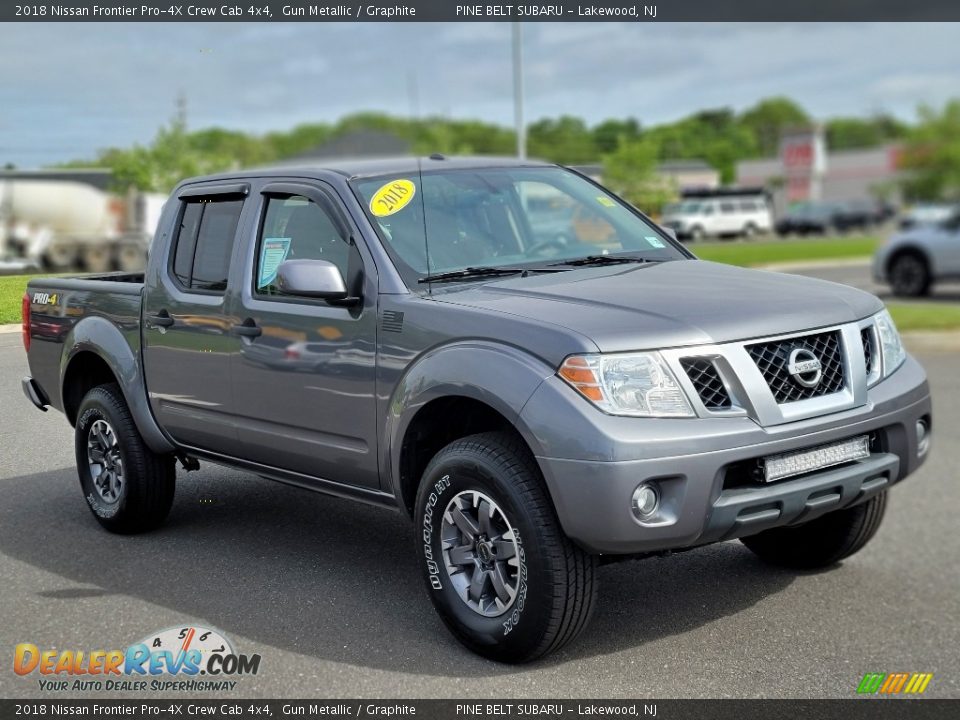 2018 Nissan Frontier Pro-4X Crew Cab 4x4 Gun Metallic / Graphite Photo #9