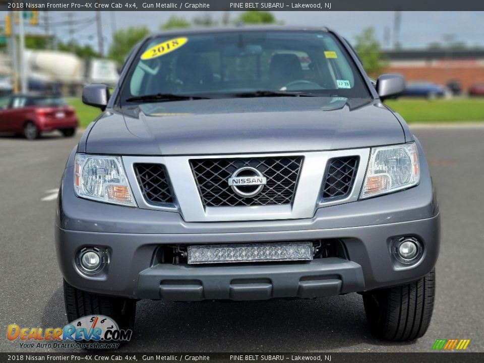 2018 Nissan Frontier Pro-4X Crew Cab 4x4 Gun Metallic / Graphite Photo #10