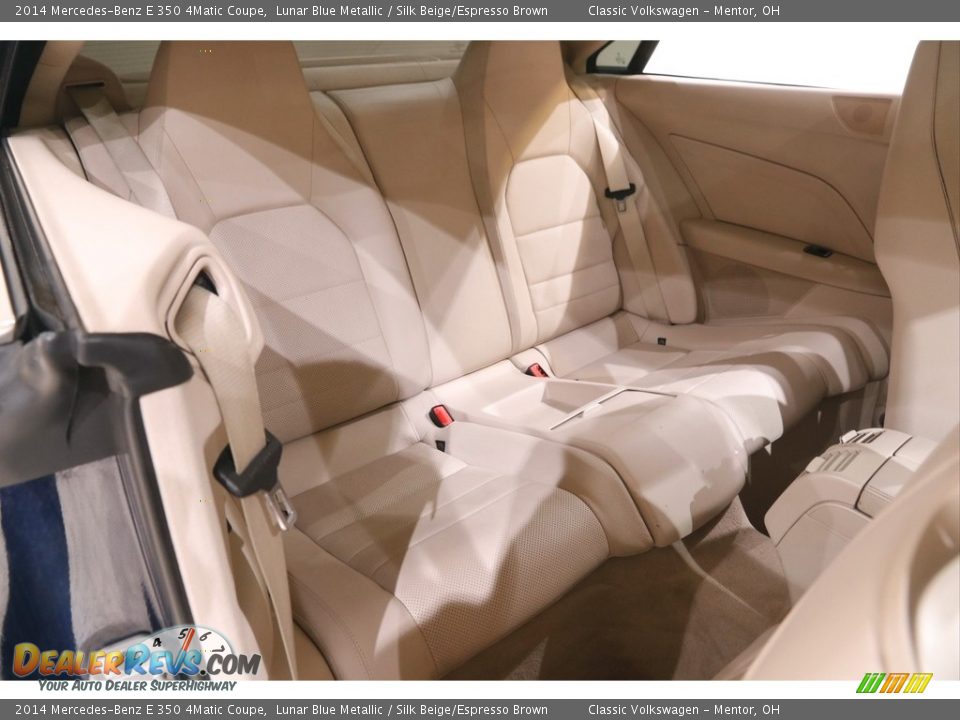 Rear Seat of 2014 Mercedes-Benz E 350 4Matic Coupe Photo #17