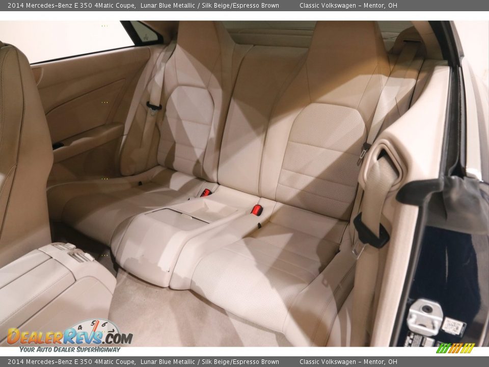 Rear Seat of 2014 Mercedes-Benz E 350 4Matic Coupe Photo #18