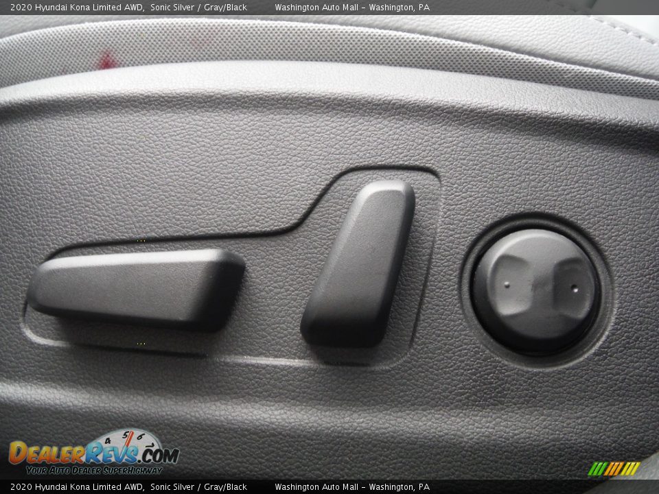 2020 Hyundai Kona Limited AWD Sonic Silver / Gray/Black Photo #13