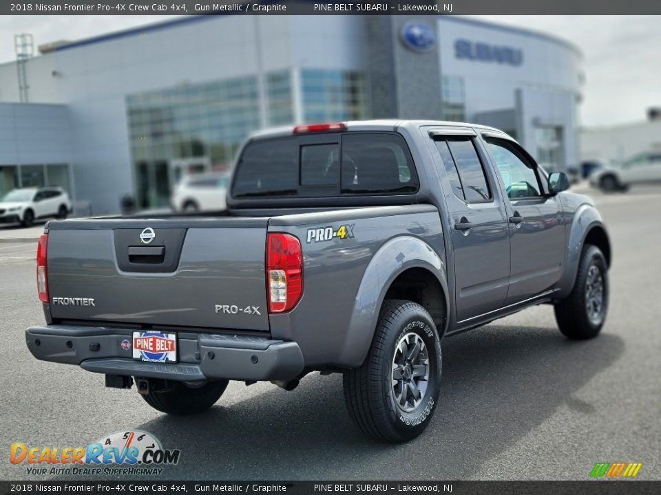 2018 Nissan Frontier Pro-4X Crew Cab 4x4 Gun Metallic / Graphite Photo #14