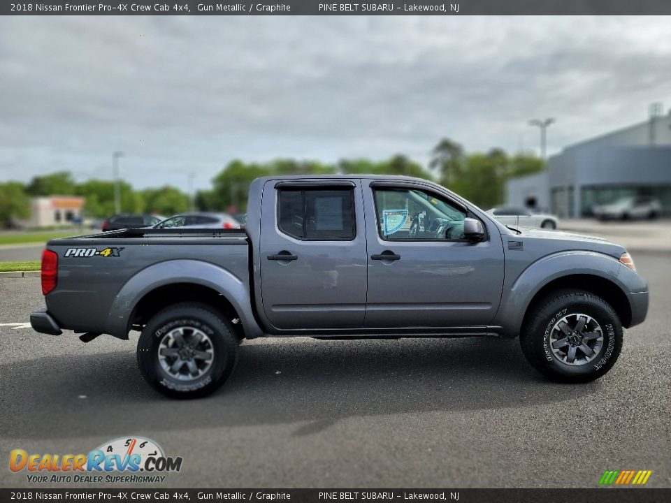 2018 Nissan Frontier Pro-4X Crew Cab 4x4 Gun Metallic / Graphite Photo #15