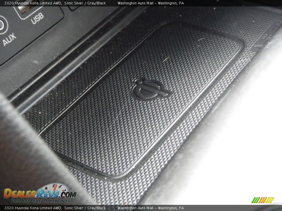 2020 Hyundai Kona Limited AWD Sonic Silver / Gray/Black Photo #20