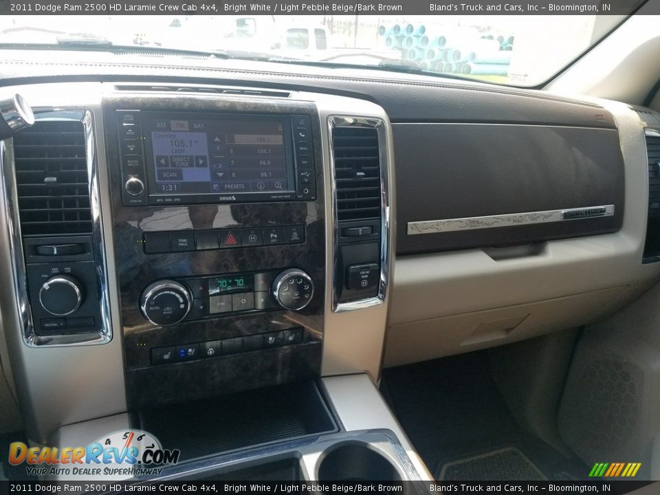 2011 Dodge Ram 2500 HD Laramie Crew Cab 4x4 Bright White / Light Pebble Beige/Bark Brown Photo #24