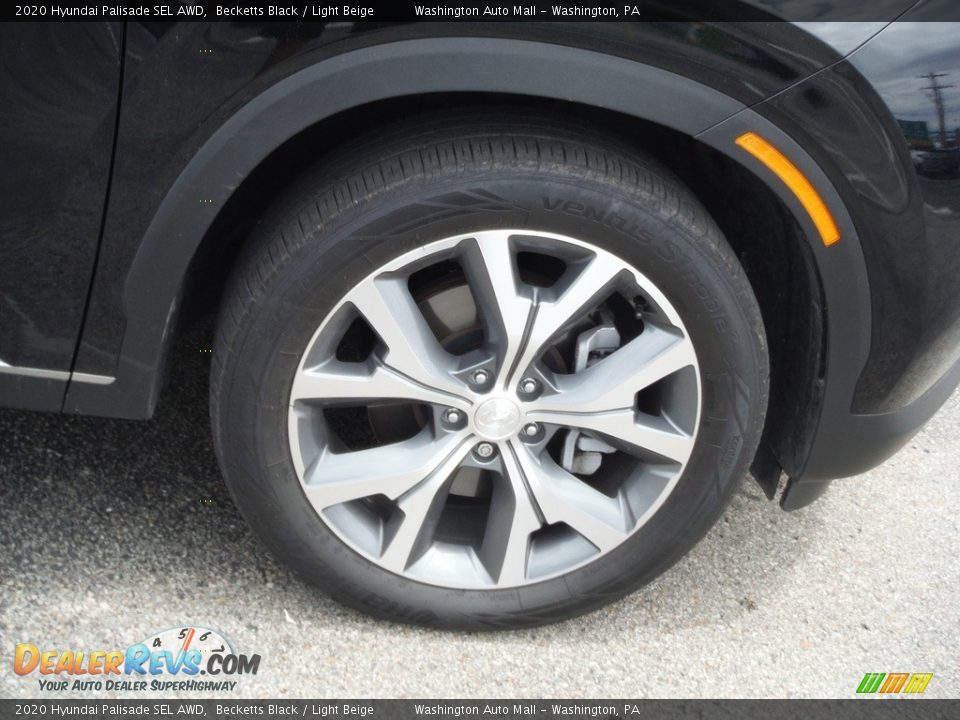2020 Hyundai Palisade SEL AWD Becketts Black / Light Beige Photo #4