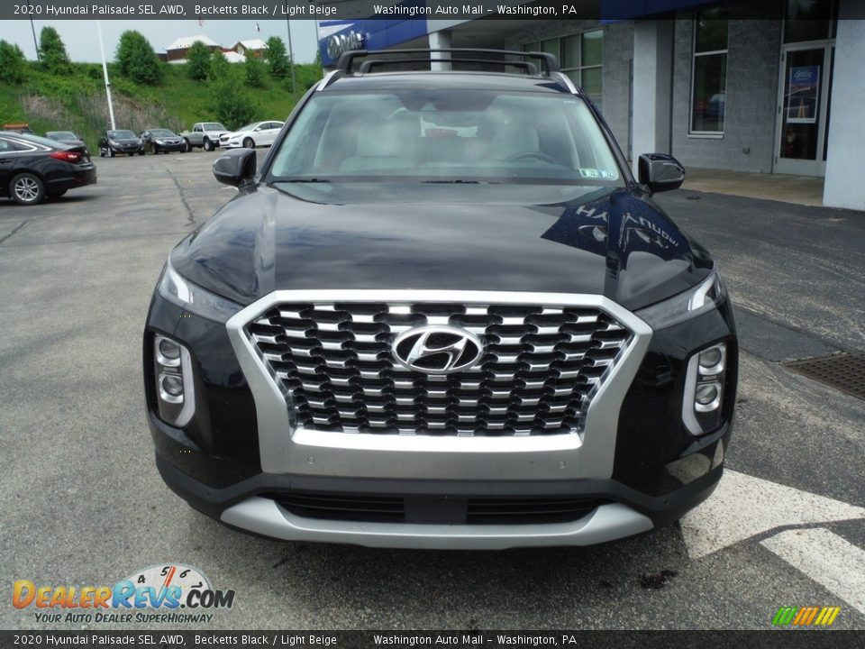 2020 Hyundai Palisade SEL AWD Becketts Black / Light Beige Photo #5