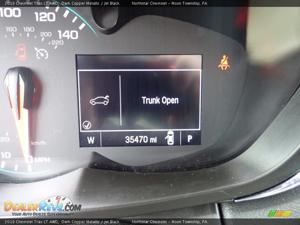 2019 Chevrolet Trax LT AWD Dark Copper Metallic / Jet Black Photo #29