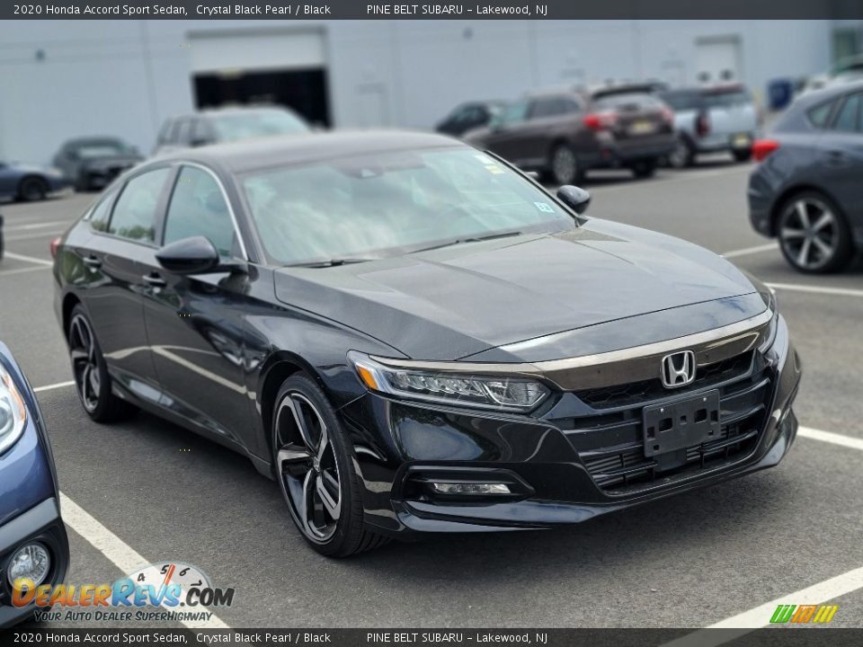 2020 Honda Accord Sport Sedan Crystal Black Pearl / Black Photo #3