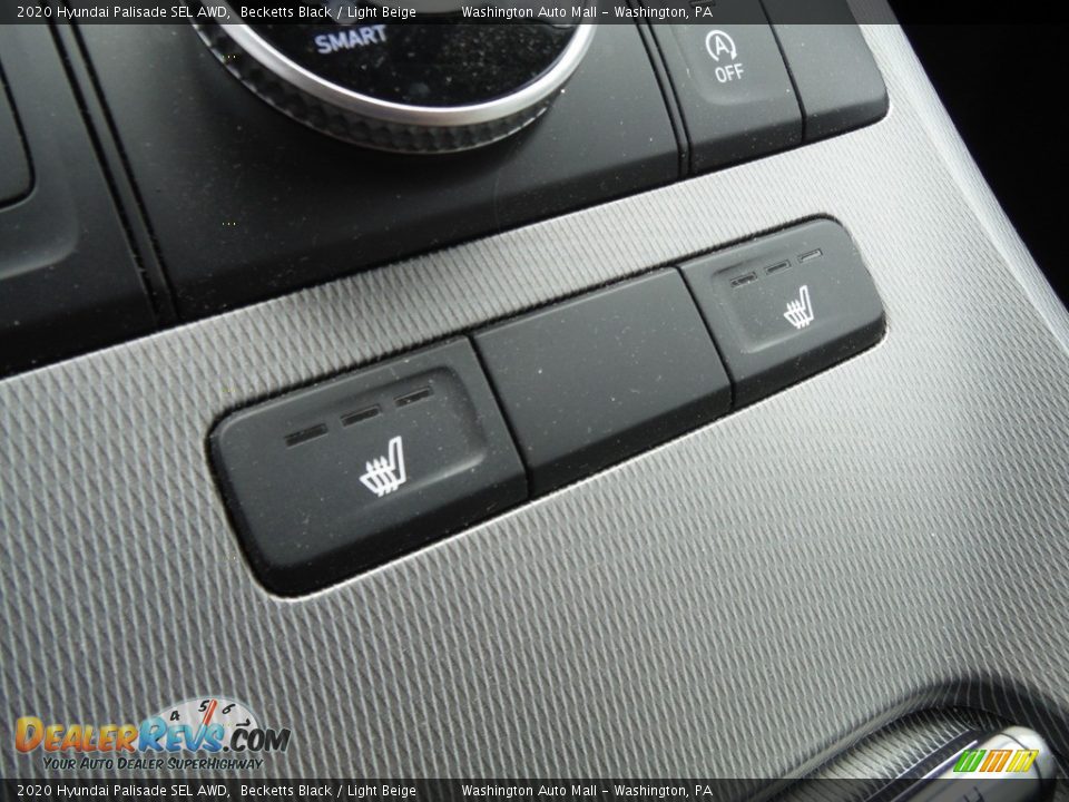 2020 Hyundai Palisade SEL AWD Becketts Black / Light Beige Photo #15