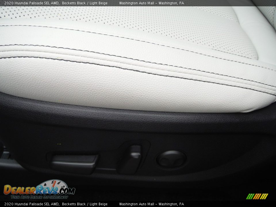 2020 Hyundai Palisade SEL AWD Becketts Black / Light Beige Photo #16
