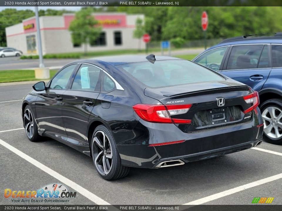 2020 Honda Accord Sport Sedan Crystal Black Pearl / Black Photo #6