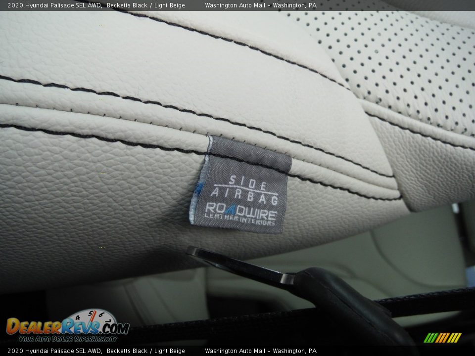 2020 Hyundai Palisade SEL AWD Becketts Black / Light Beige Photo #17
