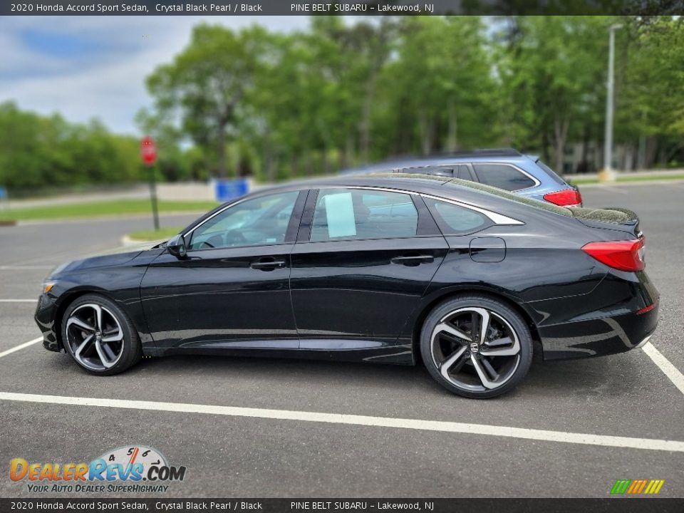 2020 Honda Accord Sport Sedan Crystal Black Pearl / Black Photo #7