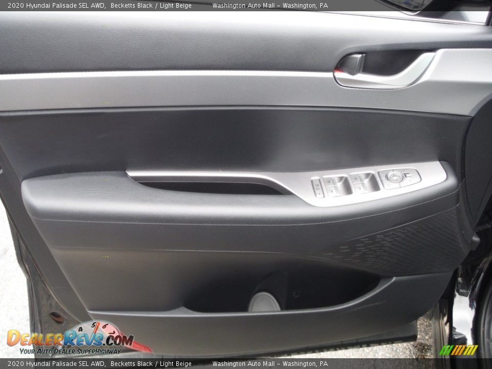 2020 Hyundai Palisade SEL AWD Becketts Black / Light Beige Photo #18