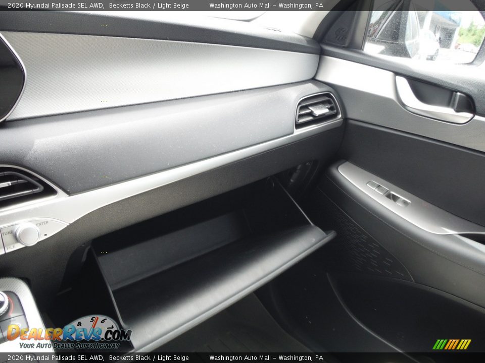 2020 Hyundai Palisade SEL AWD Becketts Black / Light Beige Photo #26