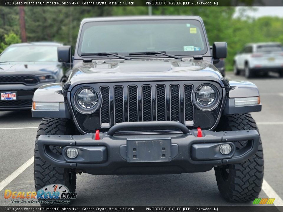 2020 Jeep Wrangler Unlimited Rubicon 4x4 Granite Crystal Metallic / Black Photo #2