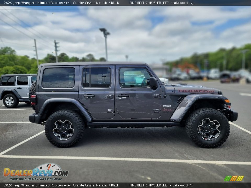 2020 Jeep Wrangler Unlimited Rubicon 4x4 Granite Crystal Metallic / Black Photo #4