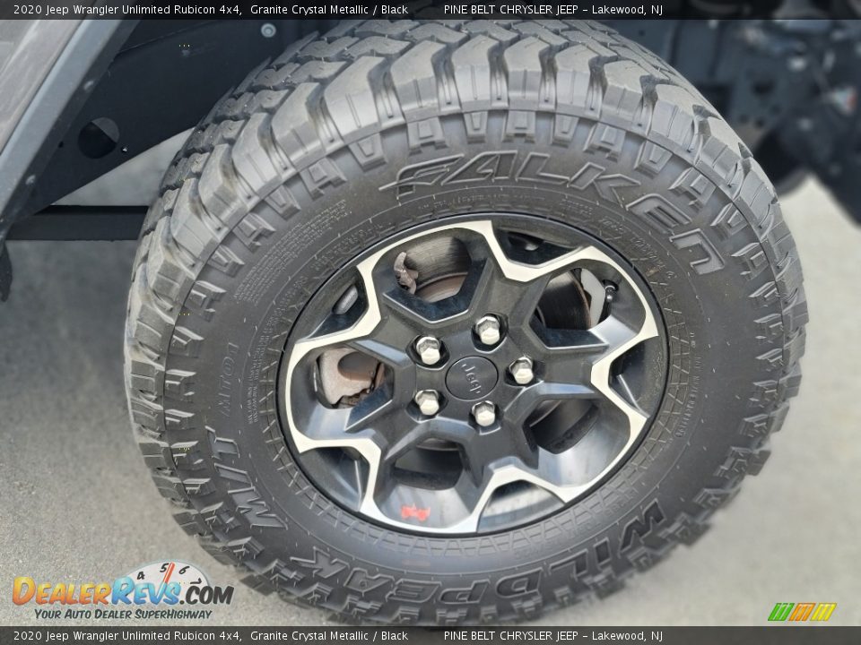 2020 Jeep Wrangler Unlimited Rubicon 4x4 Granite Crystal Metallic / Black Photo #5