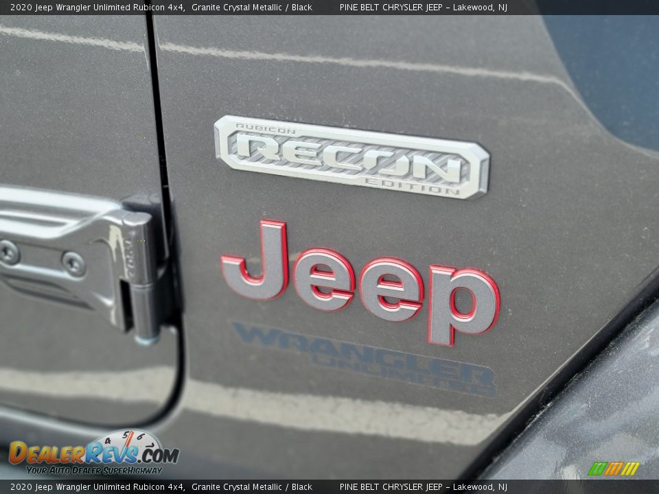 2020 Jeep Wrangler Unlimited Rubicon 4x4 Granite Crystal Metallic / Black Photo #6