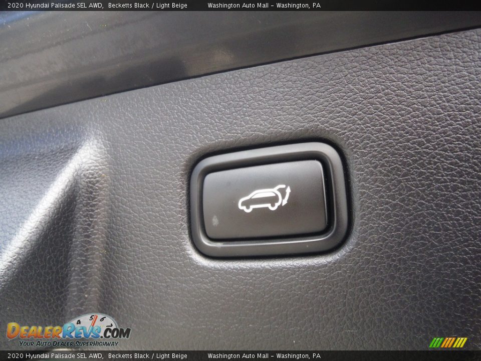 2020 Hyundai Palisade SEL AWD Becketts Black / Light Beige Photo #34