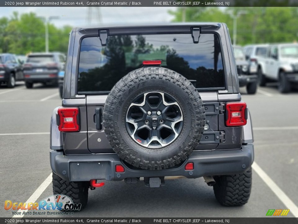 2020 Jeep Wrangler Unlimited Rubicon 4x4 Granite Crystal Metallic / Black Photo #11