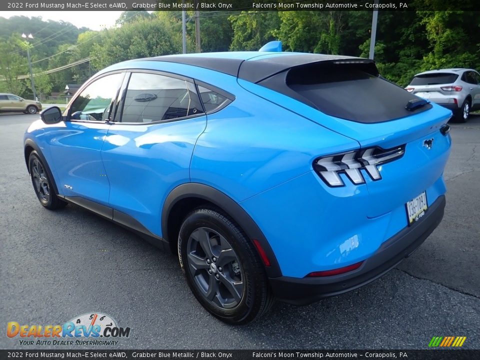 2022 Ford Mustang Mach-E Select eAWD Grabber Blue Metallic / Black Onyx Photo #5