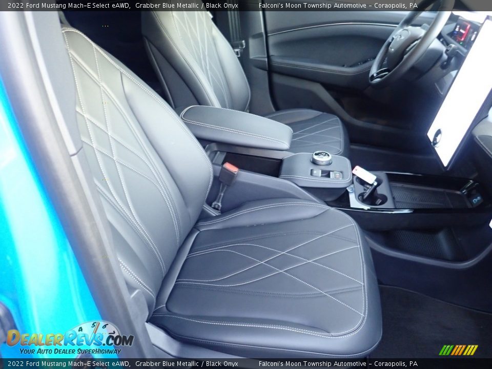 Front Seat of 2022 Ford Mustang Mach-E Select eAWD Photo #11