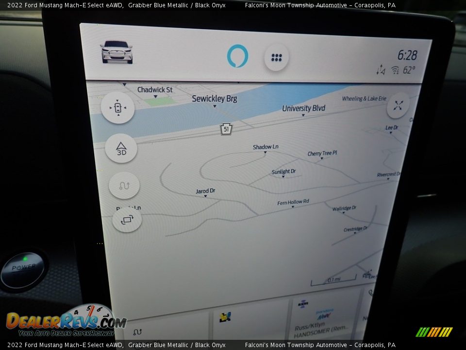 Navigation of 2022 Ford Mustang Mach-E Select eAWD Photo #25