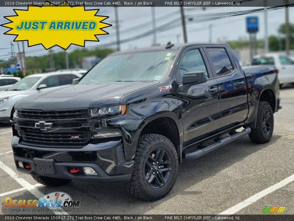 2019 Chevrolet Silverado 1500 LT Z71 Trail Boss Crew Cab 4WD Black / Jet Black Photo #1