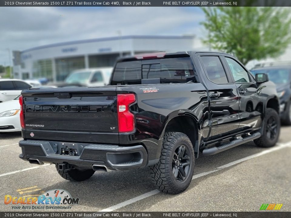 2019 Chevrolet Silverado 1500 LT Z71 Trail Boss Crew Cab 4WD Black / Jet Black Photo #8