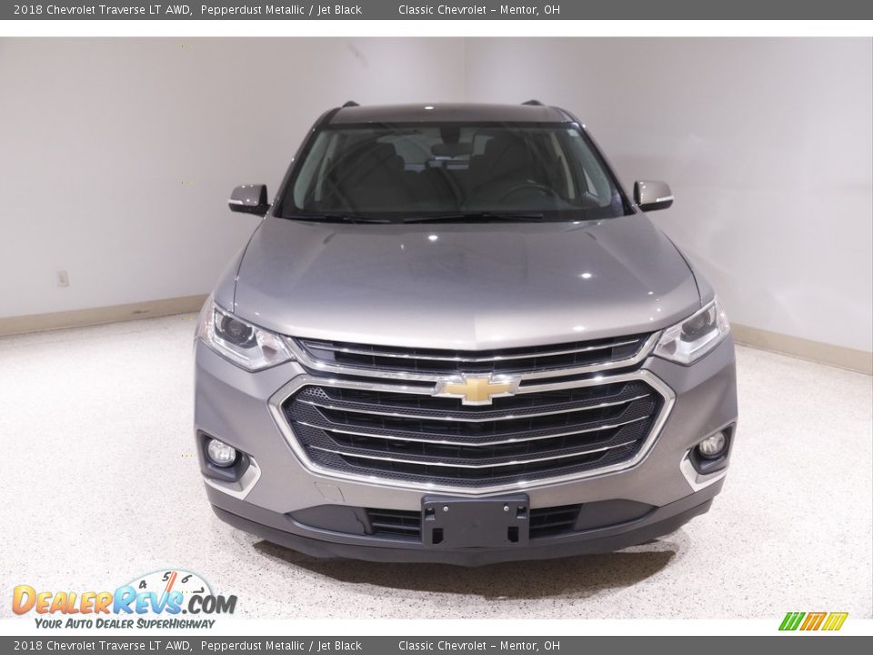 2018 Chevrolet Traverse LT AWD Pepperdust Metallic / Jet Black Photo #2