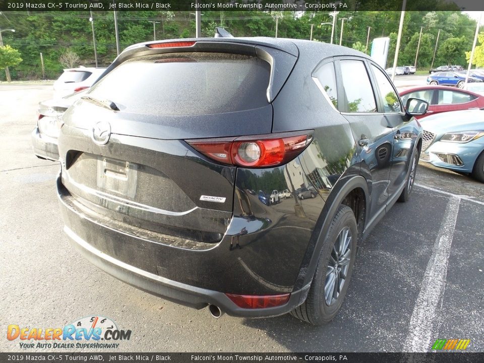 2019 Mazda CX-5 Touring AWD Jet Black Mica / Black Photo #4