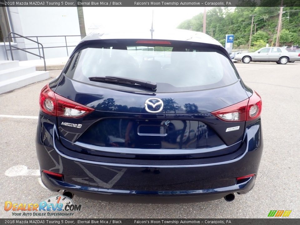 2018 Mazda MAZDA3 Touring 5 Door Eternal Blue Mica / Black Photo #3