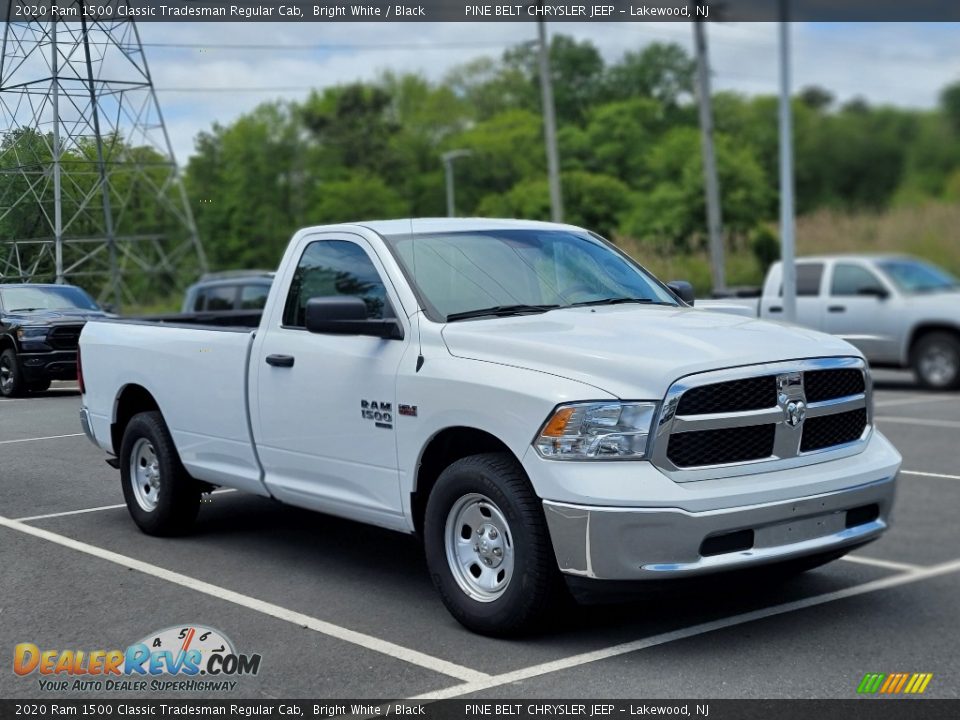 Front 3/4 View of 2020 Ram 1500 Classic Tradesman Regular Cab Photo #3