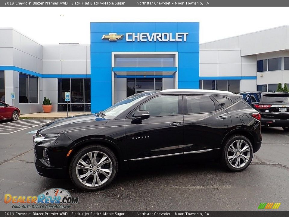 2019 Chevrolet Blazer Premier AWD Black / Jet Black/­Maple Sugar Photo #1