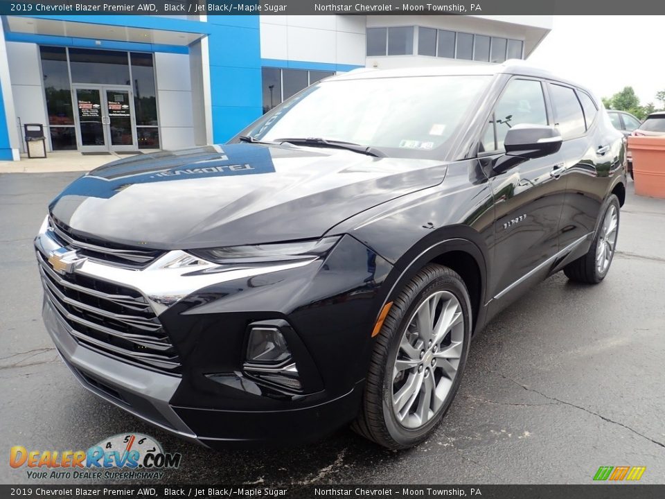 2019 Chevrolet Blazer Premier AWD Black / Jet Black/­Maple Sugar Photo #2