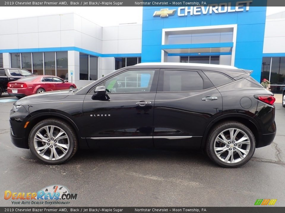 2019 Chevrolet Blazer Premier AWD Black / Jet Black/­Maple Sugar Photo #3