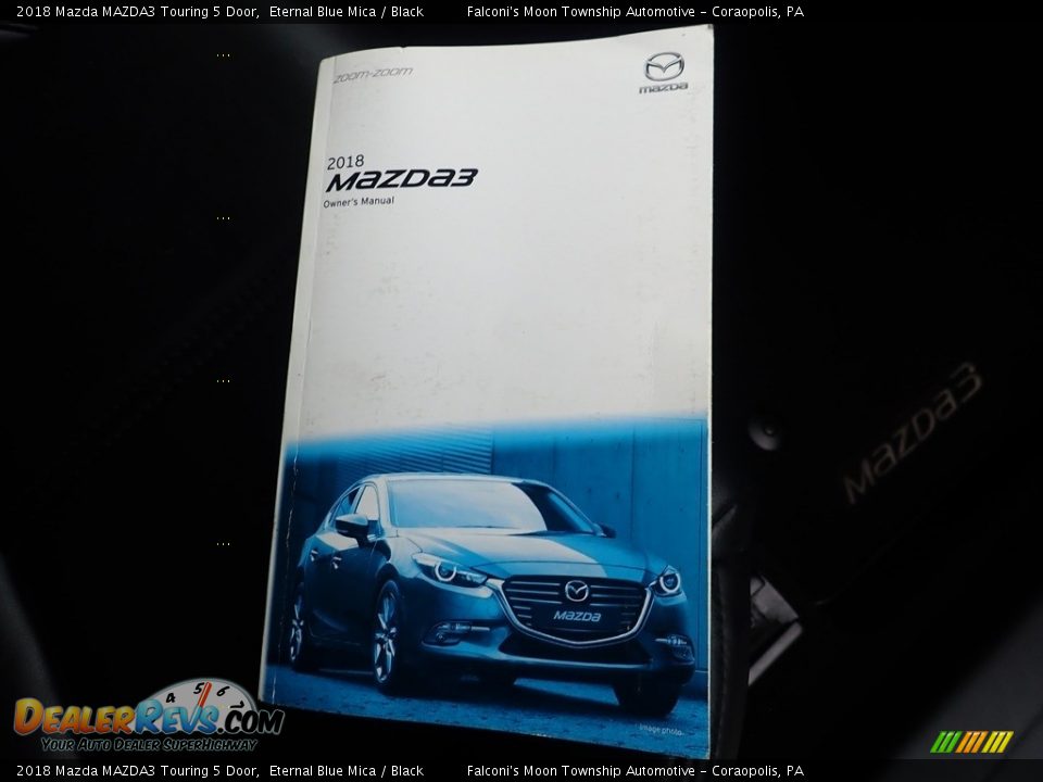 2018 Mazda MAZDA3 Touring 5 Door Eternal Blue Mica / Black Photo #13