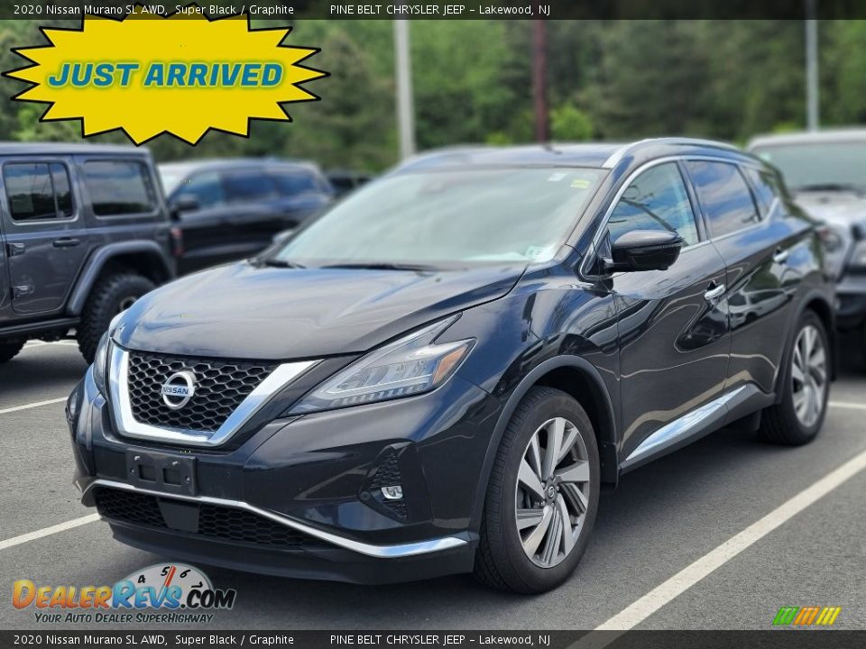 2020 Nissan Murano SL AWD Super Black / Graphite Photo #1