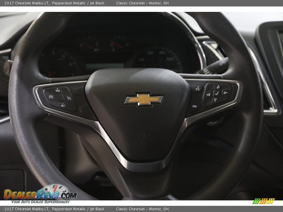 2017 Chevrolet Malibu LT Pepperdust Metallic / Jet Black Photo #7