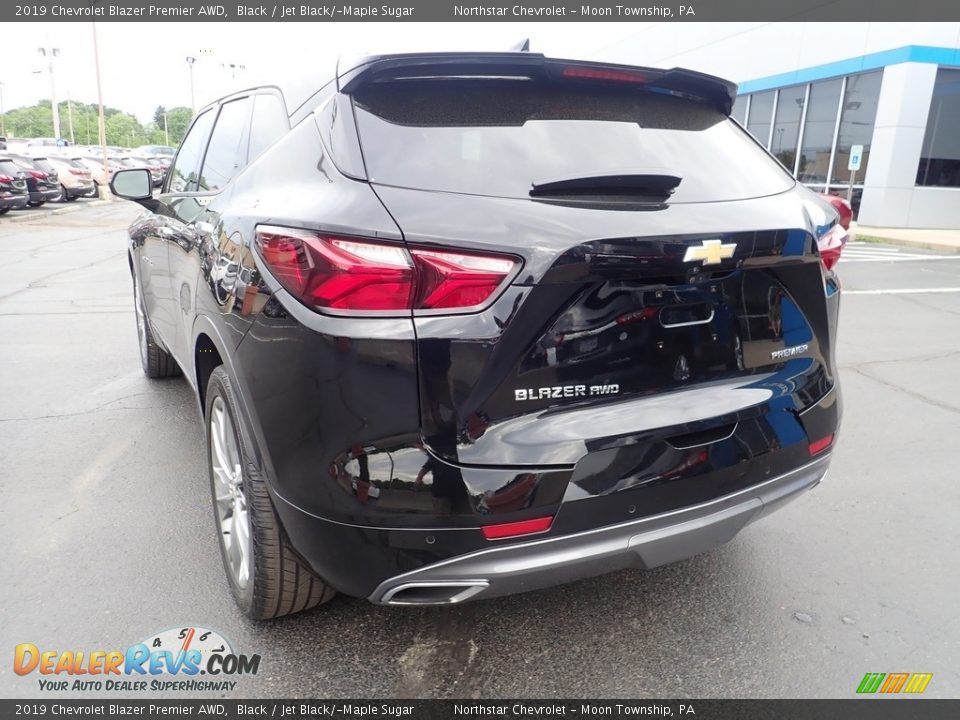 2019 Chevrolet Blazer Premier AWD Black / Jet Black/­Maple Sugar Photo #5