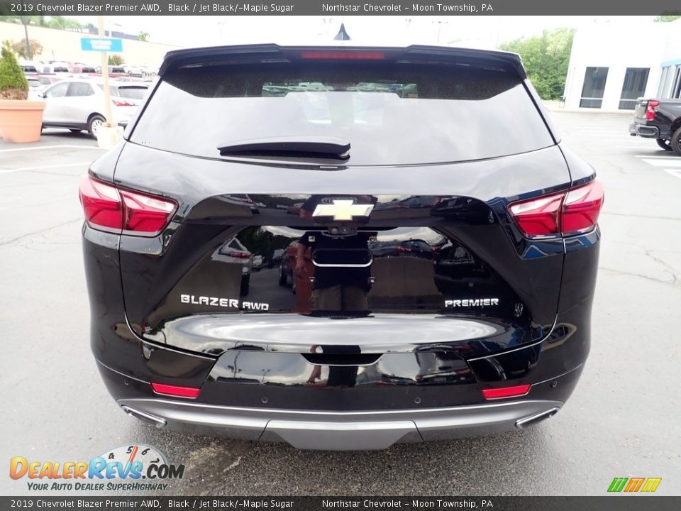 2019 Chevrolet Blazer Premier AWD Black / Jet Black/­Maple Sugar Photo #6