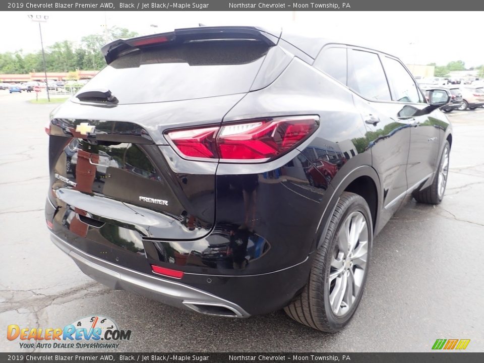 2019 Chevrolet Blazer Premier AWD Black / Jet Black/­Maple Sugar Photo #8